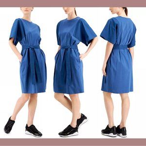 NEW $250 Weekend Max Mara [ Medium ] Lari Cotton Dress in Blue‎